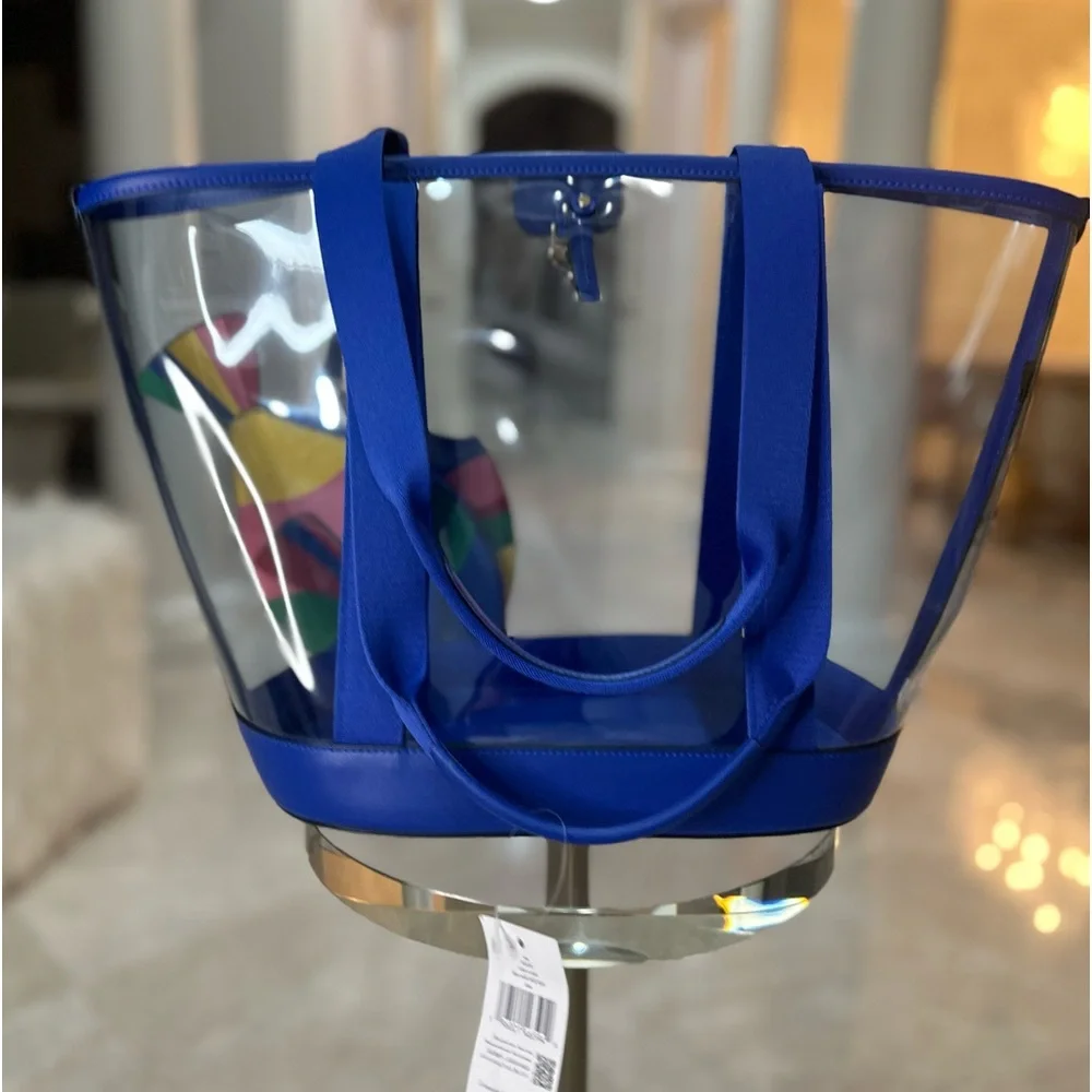 NWT Kate Spade What A Catch Top Handle Clear Fish Tote - Picture 5 of 10